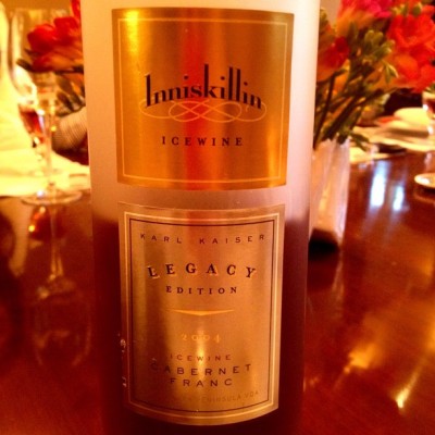 Καταπληκτικό!!! #inniskillin #icewine #2004 #cabernetfranc