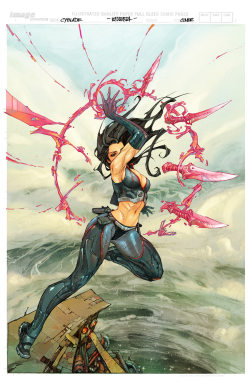 sekigan:  Cyblade #1//Kenneth Rocafort/R/ Comic Art Community GALLERY OF COMIC ART 