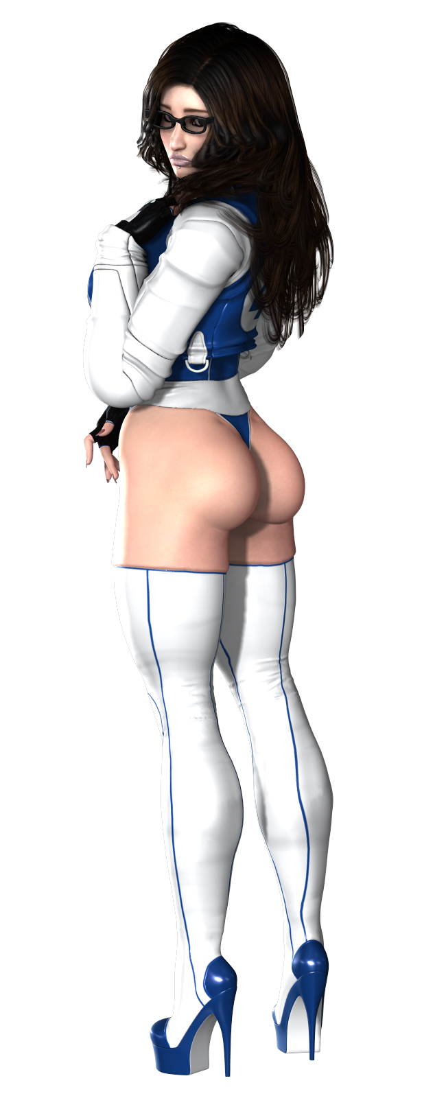 idelacio:  Comparisson of Shulky and Jennifers bee-hinds.  Shulky has all the muscle,