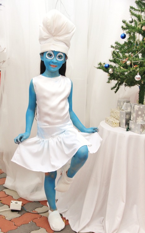 A Smurfy Christmas by Ivy’s Make Up and Beauty Academy