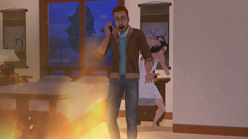 Mary-Sue woke up to her bedroom completely up in flames, Daniel quickly sprung to action managed to 