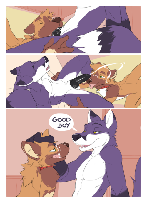 furry-gay-comics:  “Collar “ by  Viktriahttp://www.furaffinity.net/user/viktria/http://www.furaffinity.net/view/18222215/