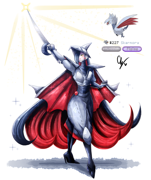 Pokemon Humanization Project 227. Skarmory