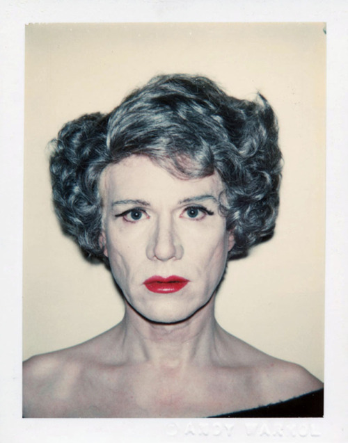 arpeggia:  Andy Warhol - Self Portrait in Drag, 1981 