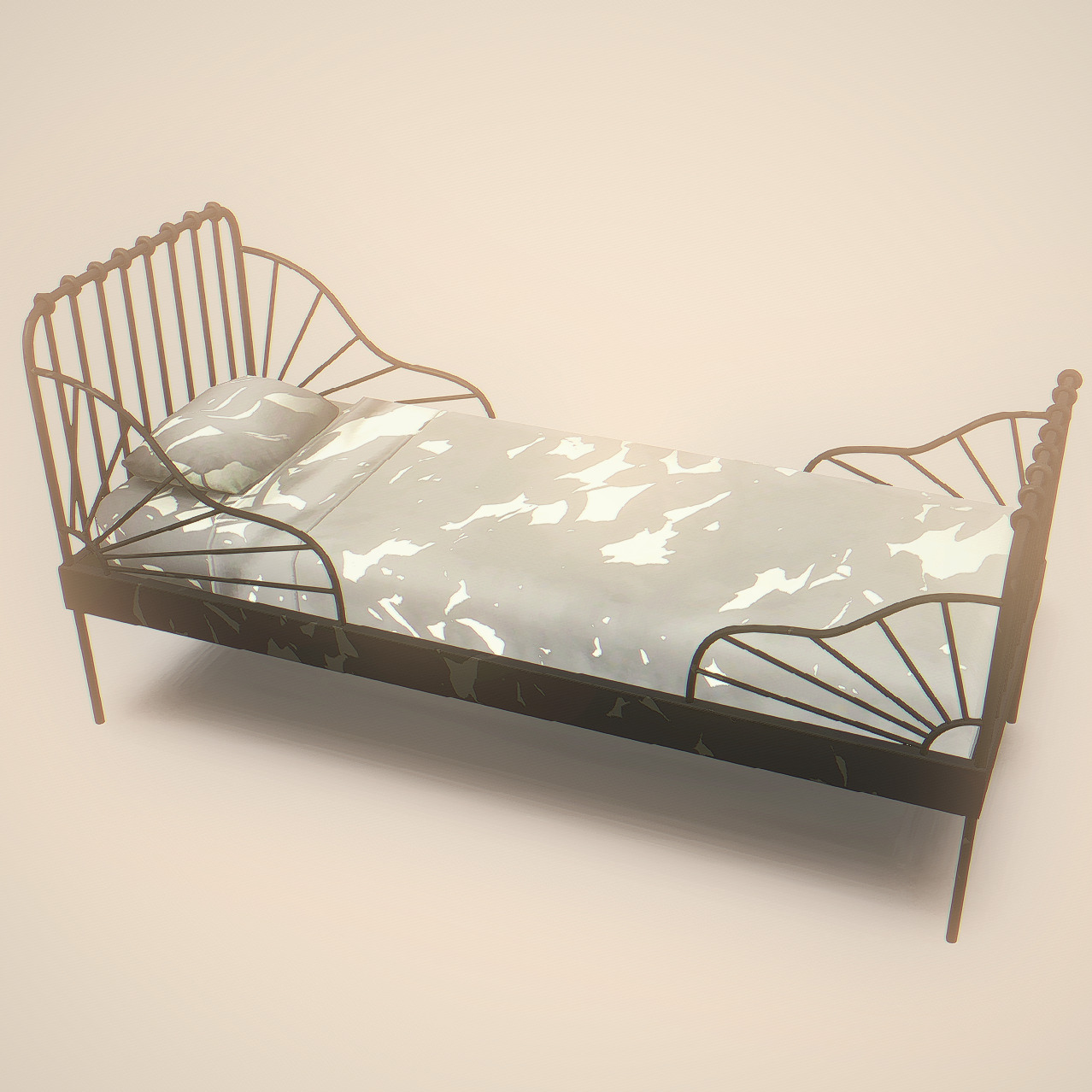 Sketchbookpixels Minnen Bed Frame Crib Frame Mspoodle S Sims 3 CC