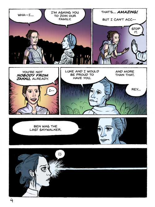 Mementos: A Star Wars Fancomic, part 1.Takes place after the defeat of Palpatine and before Rey&rsqu