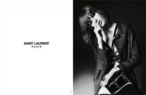 Saint Laurent. Ad campaign (part 1) FW1415Creative Director: Hedi SlimanePhotos: Hedi SlimaneModel: 