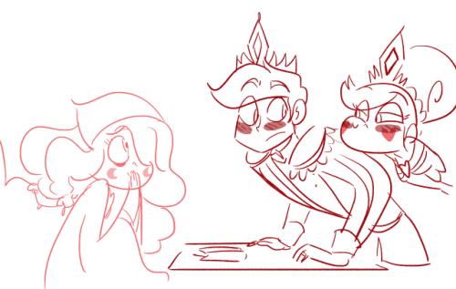 svtfoe-cressieverse:Small doodles from Circa 2018. You know it’s old cause they still got ‘em pupils