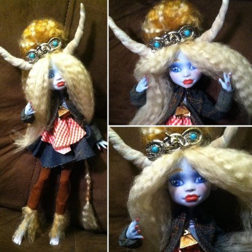 Monster High Custom: Highland Cow, Jessie by TerribleToadQueen