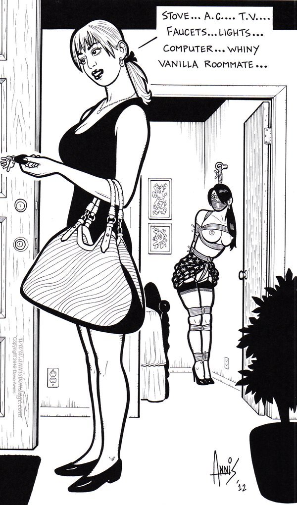 gaggedfts:  higyaku-no-miki:  Dave Annis の絵   The latter would be a nice feature