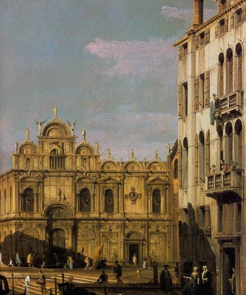 1.Bernardo BellottoRio dei Mendicanti with the Scuola di San Marco1738-1740, oil on canvas, Gal