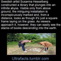 ultrafacts:    Entitled ‘When My Father Died It Was Like a Whole Library Had Burned Down,’ the intriguing installation by Swedish artist Susanna Hesselberg has been dug into the sand on a Denmark beach for the biennial Sculpture by the Sea art festival.