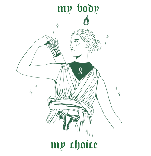 Moooore pro-choice art because some people where really mad at the last one :)))(you can repost with