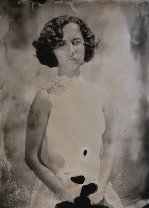 Timeless. Student portrait I did during a wet plate demo for the photo history class at Ringling Col