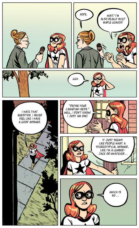 scifigrl47: faitherinhicks: HAPPY CANADA DAY! For Canada Day, read this short Superhero Girl comic I