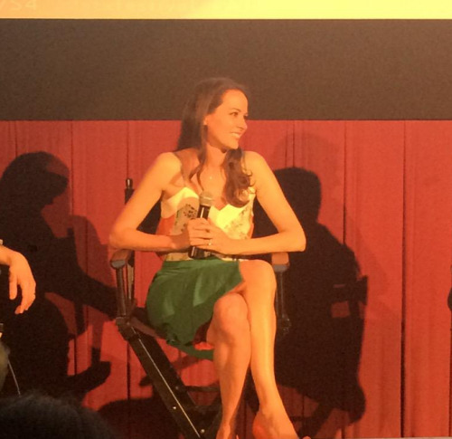 eyesofwitt:  Amy Acker & Greg Plageman at ATX Festival in Austin,Tx today, for POI Panel“My Mom is here, I don’t think she thought I’d kill people.”- Amy Acker(from TW) edited