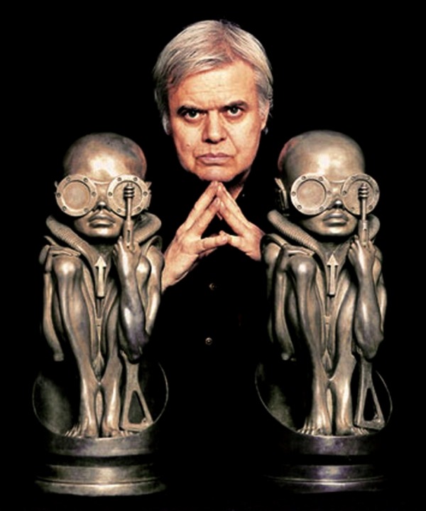70sscifiart:  H.R. Giger, the Swiss artist known for his macabre work on Alien and