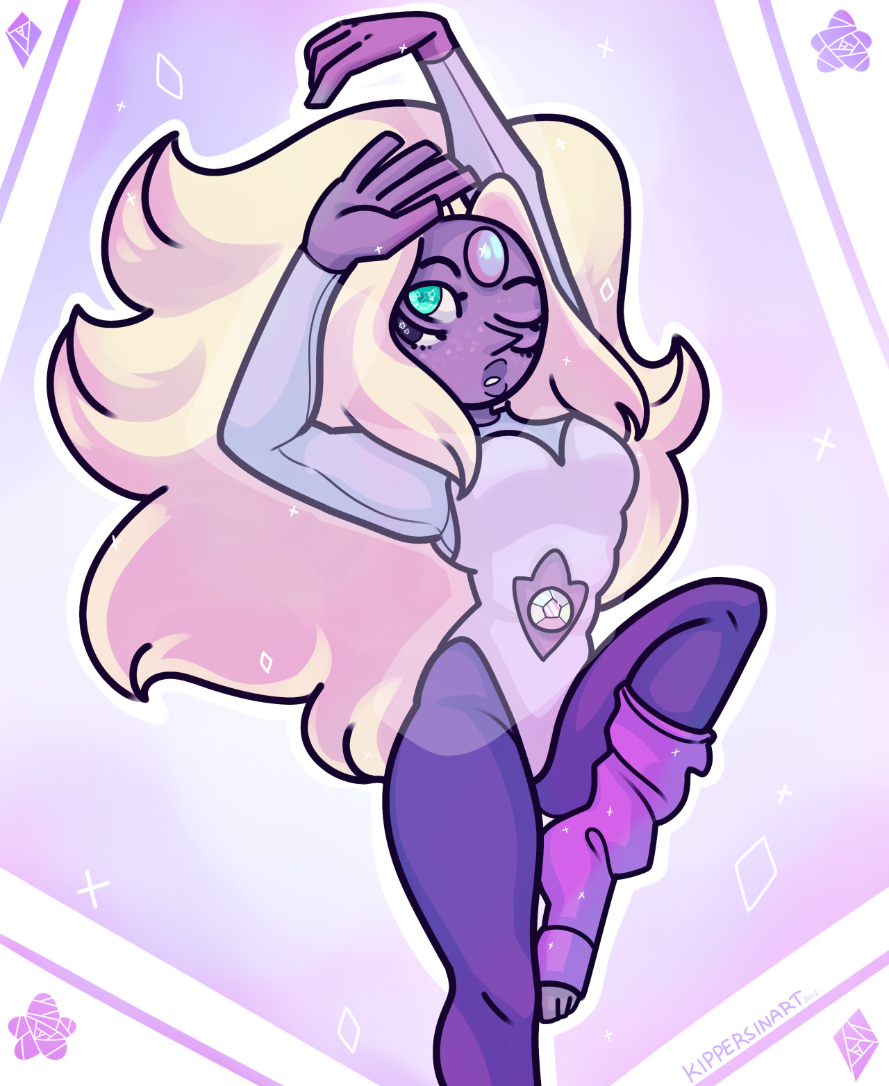 kippersinart:  fusion fusion fusion!!!!! (click for better quality) Stevonnie｜Opal｜R.Q｜Sardonyx｜Sugilite｜Garnet｜Alexandrite｜Malachite