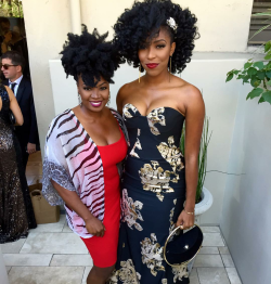 divalocity:  Beauty Maven Melissa Hibbert and The Daily Show’s Jessica Williams before the Emmy Awards Photos Credit: The Cut/Melissa Hibbert 