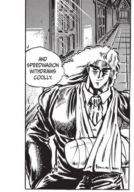 My Heart Clenched. I Just Realized Speedwagon Has Never Once Been Seen Smiling Out Of Happiness.