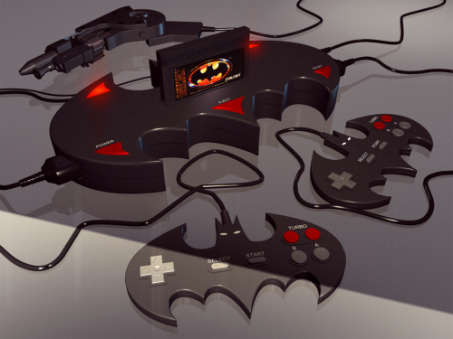 timetravelandrocketpoweredapes:  Bat-Console by akiranime