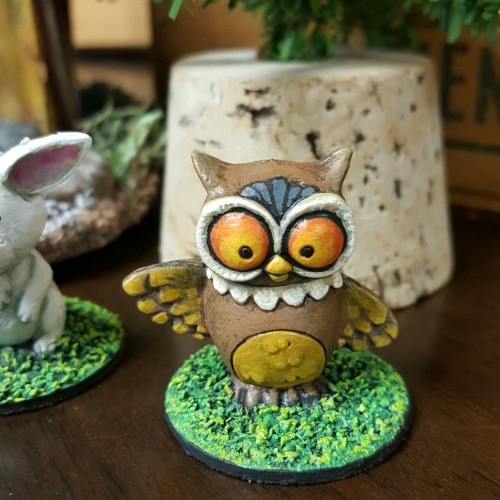 joshpomeroy:#woodland #creatures #painting #miniatures