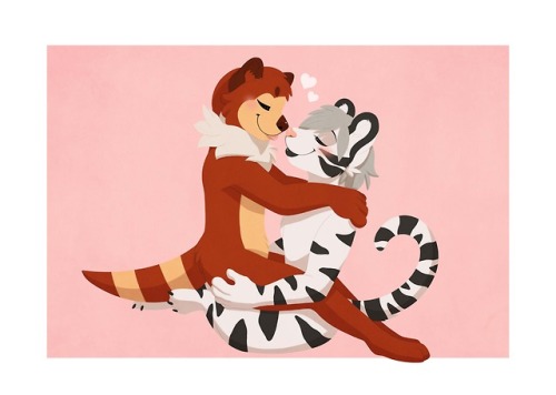 floofykitkat: Finished YCH’s for valentines <3  <3