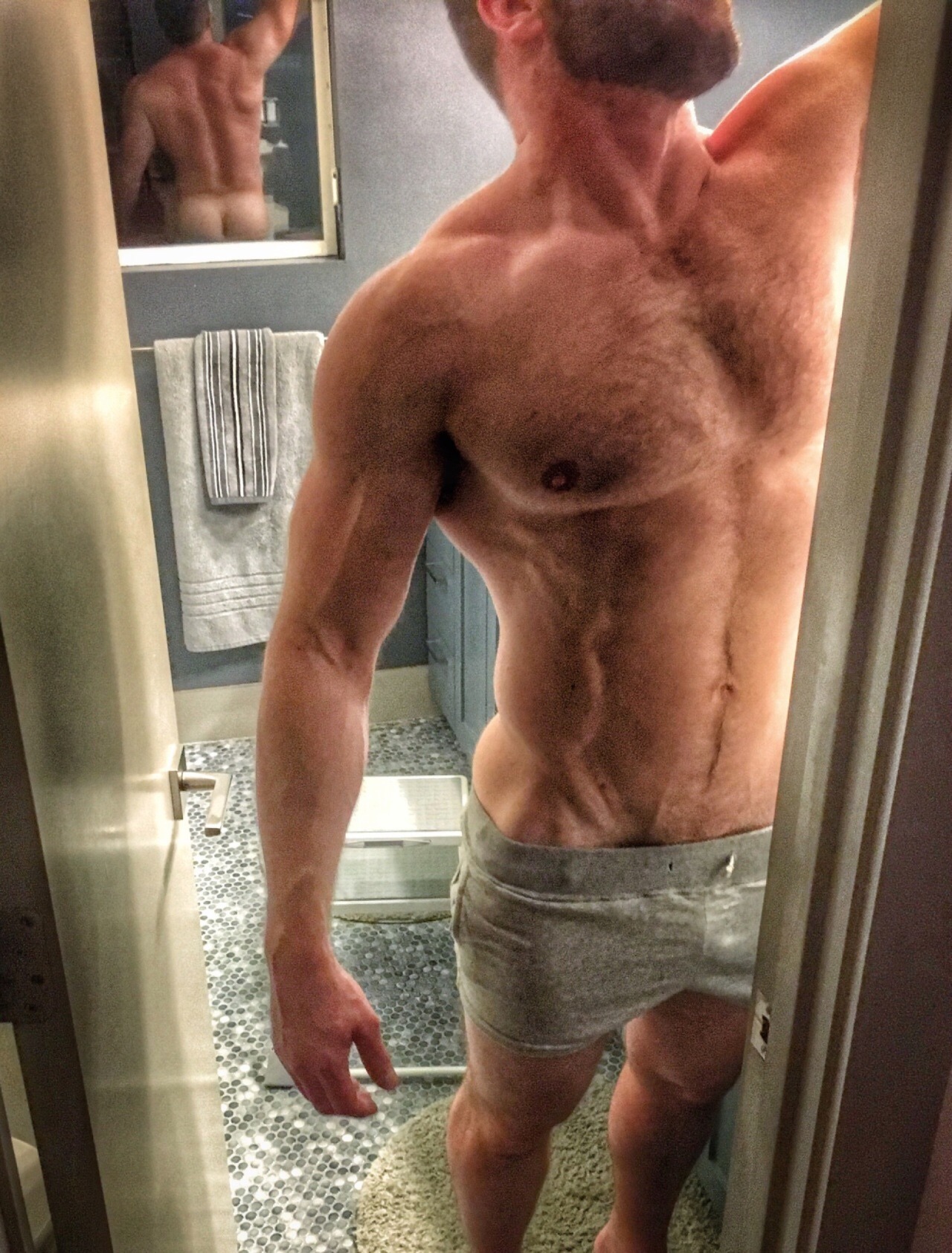 marriedjock8:  My brother-in-law came by to help me paint the bathroom while my wife