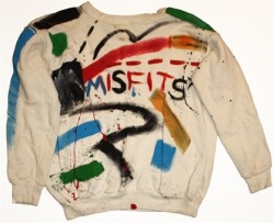 yazzyshakur:  Basquiat misfits sweatshirt painting