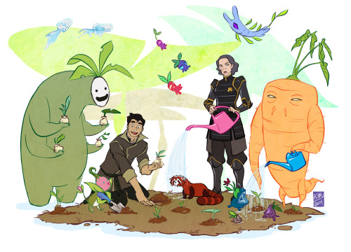 nickanimationstudio: Happy Earth Day! An original by LOK Character Designer, Angela Mueller.
