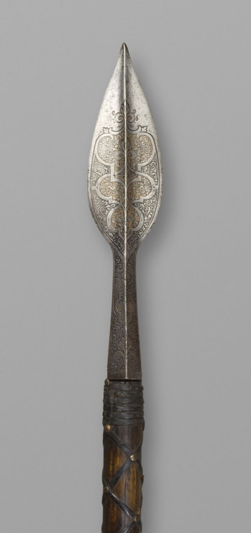 peashooter85:Boar or Bear Spear of the Prince Elector of Saxony and his Entourage, Germany, circa 16