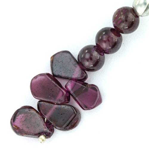 Garnet Earrings -  Base Heart Solar Plexus Chakras Gemstone (Mysticself shop)Handmade itemDrop 