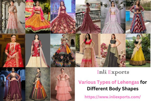 Various Types of Lehengas for Different Body Shapes