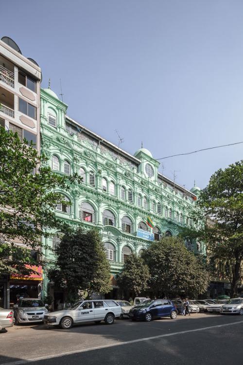 This green building on Shwebontha (Mogul) Street houses today’s Basic Education High School (2