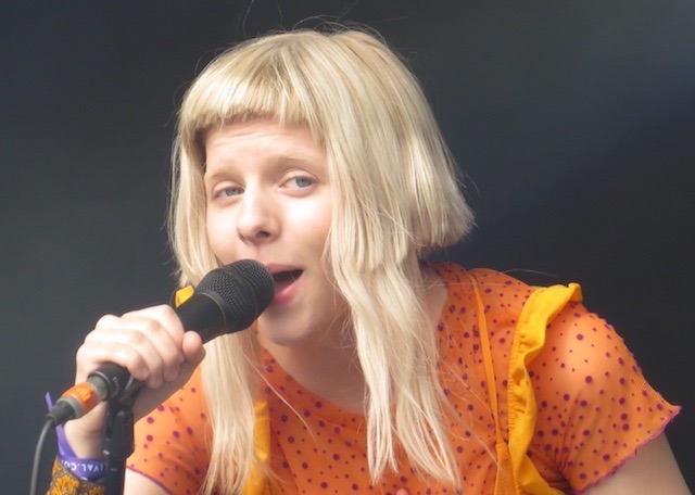 Show of the Norwegian singer Aurora on the third day of