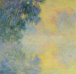 artist-monet:  Misty Morning on the Seine,