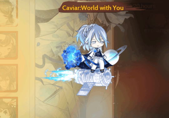 just when i thought caviar couldn’t get any cuter, his wedding skin is him riding a satellite with a