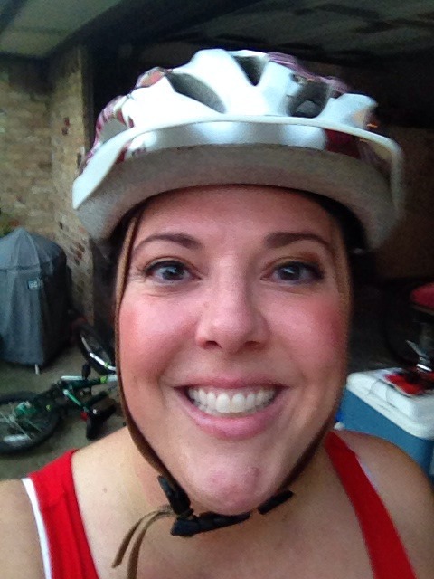 steelenglishdesigns:  solongoldsam:  Committed to some activity every day! We went bike riding…lots 