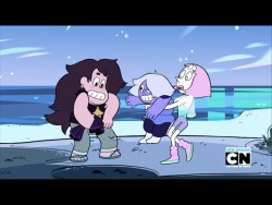 senpaibreadsticks:  And here we have Steven prime, Baby Amethyst, and Teenage Pearl.  all cuties X3