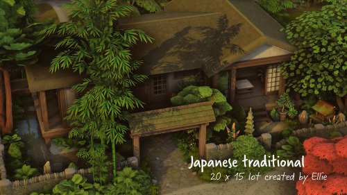 captain-silvera:Japanese traditional house <DOWNLOAD>CC freeDon’t forget ‘bb.moveobjects on’ c