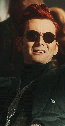 DAVID TENNANT As CROWLEYGOOD OMENS 2x02