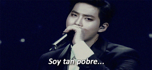 yeoldyo:I’m so poor…What else can I give you?Suho had to sing that part.