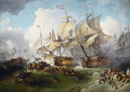 The Victory of Lord Howe, 1 June 1794 (The Glorious First of June), Philippe-Jacques de Loutherbourg