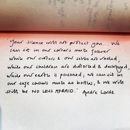 Excerpted from Audre Lorde’s paper “The Transformation of Silence into Language and Action,” originally delivered at the Lesbian and Literature panel of the Modern Language Association’s (MLA) December 28, 1977 meeting. First published in Sinister...