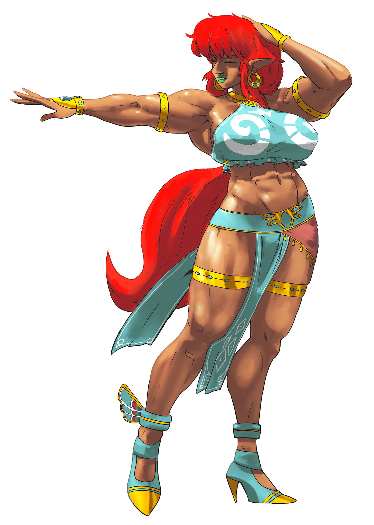 thesomethingmancer:Gerudo Link commission for @blastermath