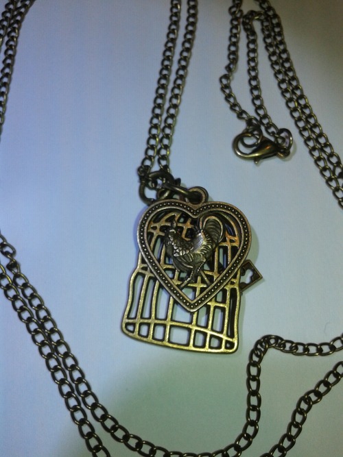 cutyvie: My new offering at my Etsy Store!  The Valentine’s Day , I Love Locked Caged Cock Necklace, 19.99! Give this to your Keyholder for Valentines Day. What do you think the will say when asked what is the story of the necklace. Will they tell