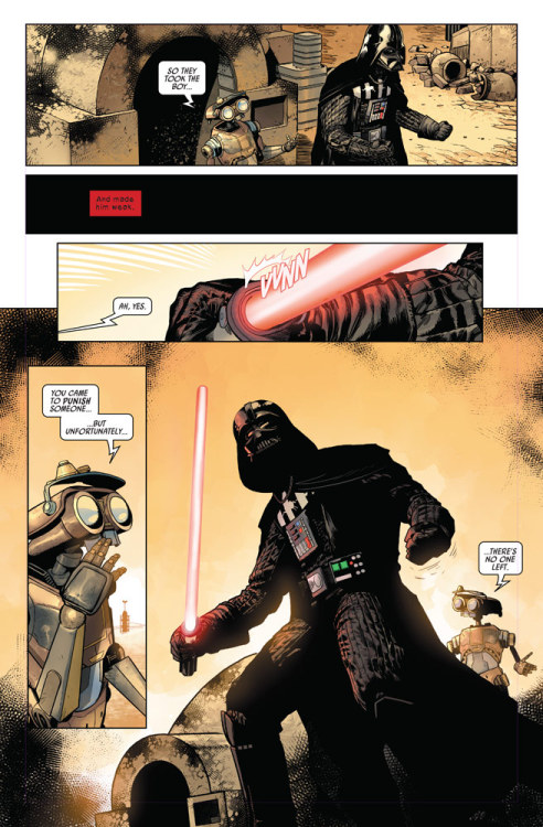 gffa: DARTH VADER #1 | by Greg Pak &amp; Raffaelle Ienco“You came to punish someone.. but 