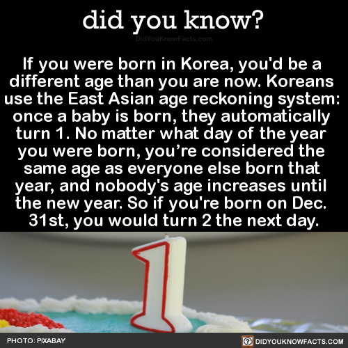 Sex did-you-kno:  If you were born in Korea, pictures