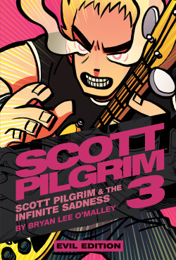 radiomaru:  This went public today so I might as well post it. Scott Pilgrim Volume 3 EVIL EDITION cover — will debut at TCAF 2013 in May (info) 