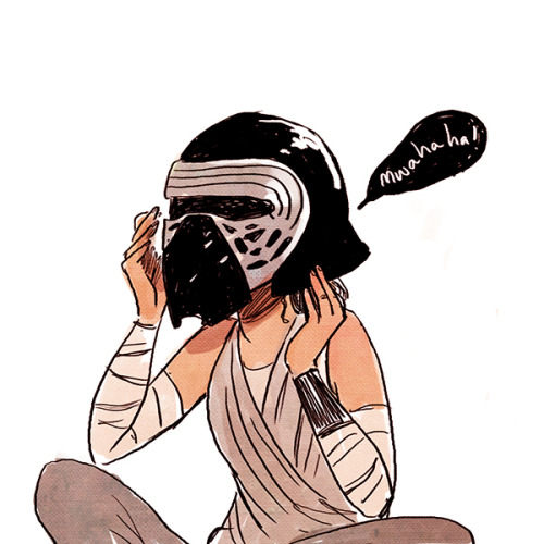 niimajunkdealer:  She totally would. If she ever gets her hands on that helmet. Inspired by this fic